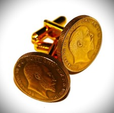 Unique Cufflinks with gold