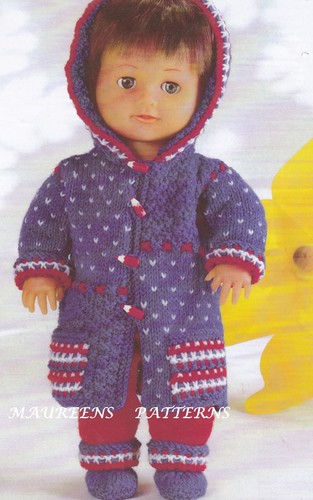 Knitting pattern dolls clothes - knitting,