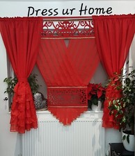 Red Christmas set panel with