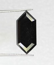 5.64 CT Hexagon Black Natural