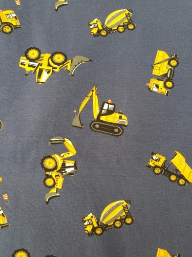Digger jersey fabric - digger,
