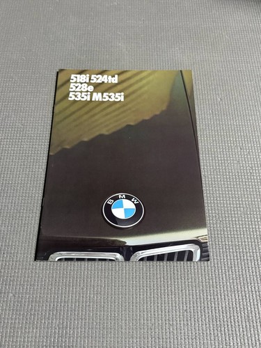 0822 bmw series - catalog, 1985