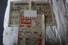 3 x FILM FUN COMIC 1953/54 and 1961