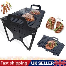 Slot Grill - Collapsible BBQ Grill for Easy Storage, Thickened Stainless Steel