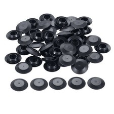 200 x Rubber Stopper for Automotive Door Holes Black PVC Rubber Car Part
