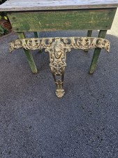 Gilt Metal Console Table