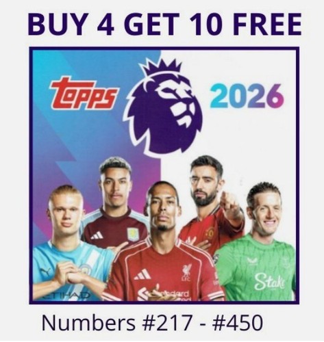 Topps premier league 2025 - topps,