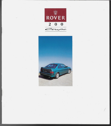 Rover 200 series coupe - rover, 200-series