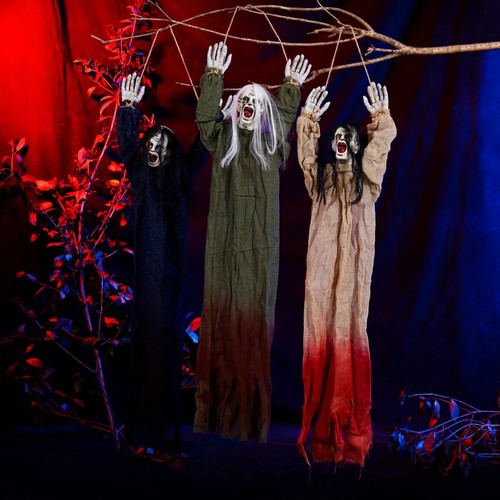 Hanging ghost clowns 100cm - hanging,