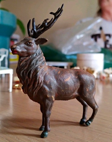 Stag deer ornament brown - stag,