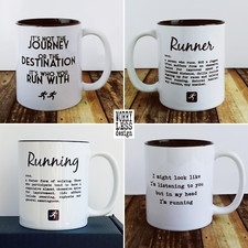 Funny Running Gifts. Novelty Running Gifts. Gifts For Runners. Running Mugs.