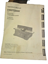 1999 Craftsman Jointer Planer