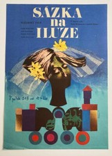 Original Large Film Poster Lovefilm 1971 Czech VTG Print 1970s Fine Art Posters