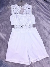 Women’s Boutique Size Small White Jumper By Lucy Wang Brand New