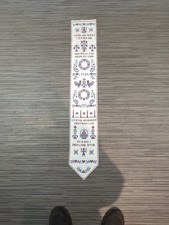 Vintage Swedish Danish Scandanavian Klokkestreng Bell Pull Christmas Wall