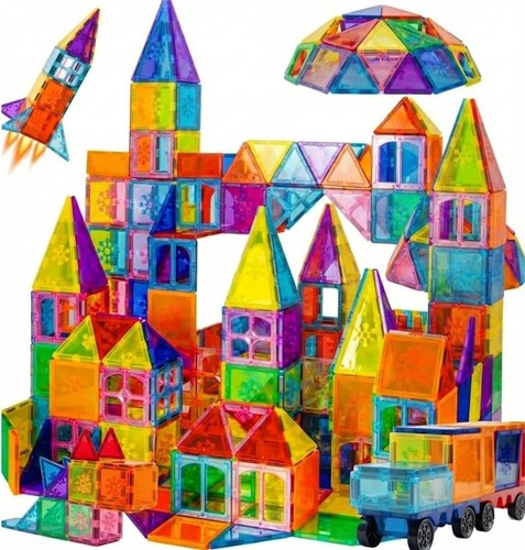 Mibby 120pcs magnetic tiles - 120pcs,