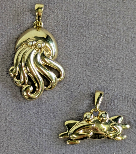 Pierre lang gold tone cubic - lang,
