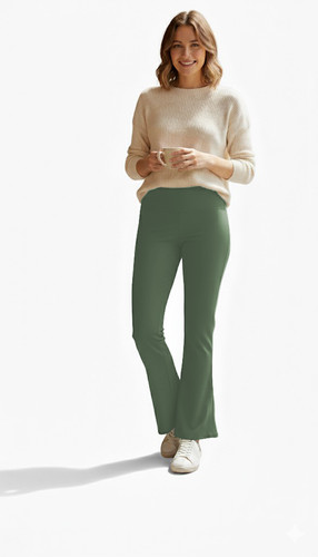 Women jersey trousers stretchy - jersey,