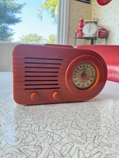 FADA Catalin “Bullitt” Bullet Vintage AM Radio Butterscotch Catalin-Works Great