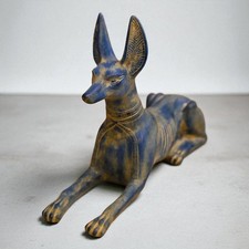 RARE ANCIENT ANTIQUE Egyptian Anubis Statue God Jackal Dog Pharaonic Egyptian BC