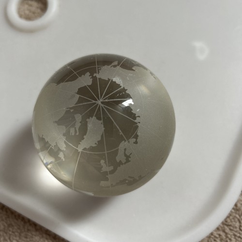 Glass globe paperweight - ,