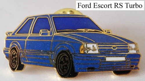 Ford escort mk3 lapel pin - escort,