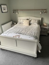 French Solid Oak Painted Dove