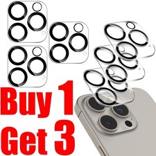 Tempered Glass Camera Lens Protector for iPhone 16 Pro Max Plus 15 14 13 12 11