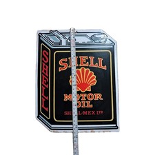 SHELL MOTOR OIL ENAMEL SIGN