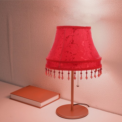 Old fashioned lamp shades - old,