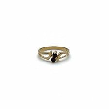 9ct 9K Yellow Gold Natural Red
