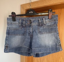 Next Women's Blue Denim Shorts