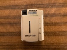 Olympus Pearlcorder L400 Microcassette Recorder + Headphone, Mic & Remote