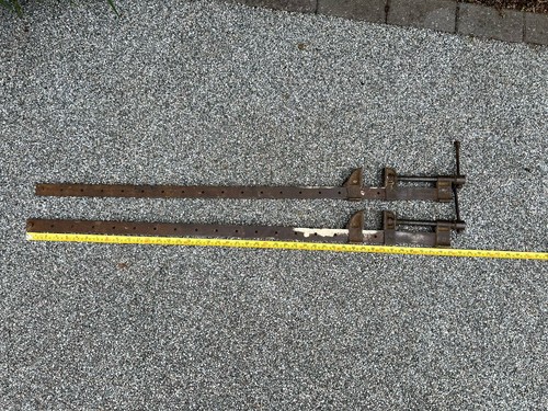 Pair vintage record heavy - of,