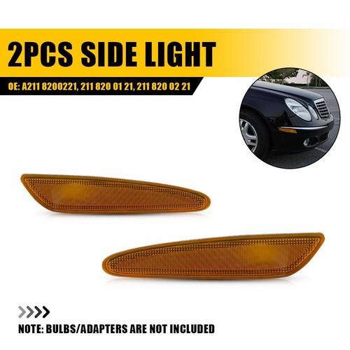 Amber front fender marker - front,