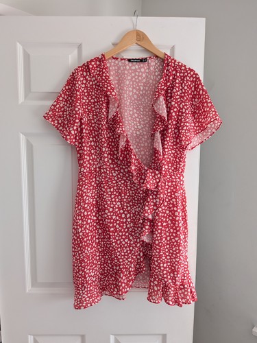 Boohoo red and white spotty - boohoo,