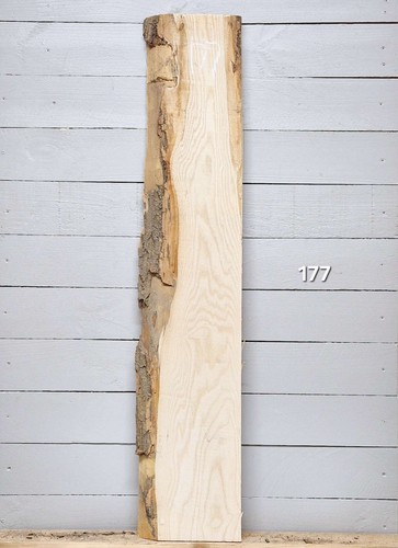 Kiln dried live edge - dried, ash