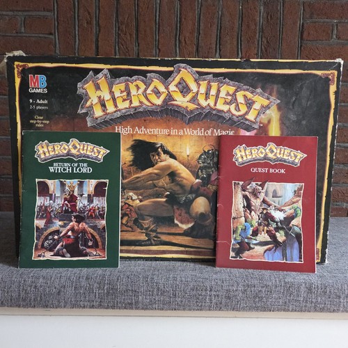 Hero quest 1989 fantasy board - quest,