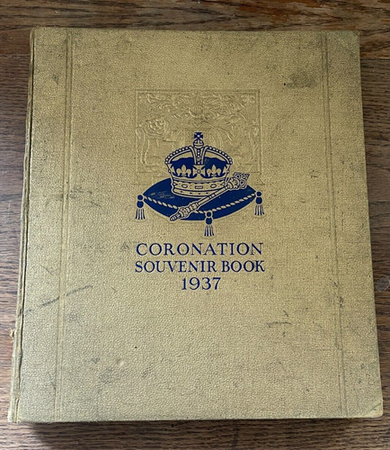 Coronation souvenir book - book, 1937