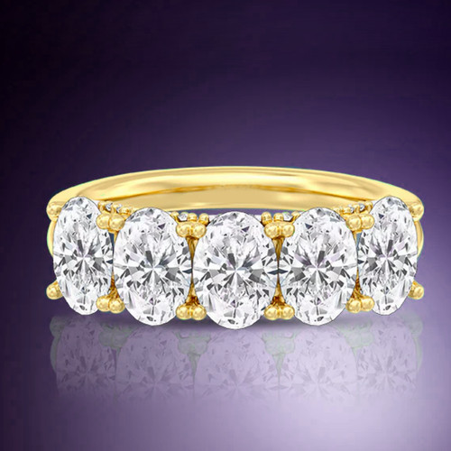 Diamond ring lab grown oval - diamond,