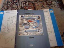 Ford Crash Parts Catalogue Fiesta Mk3 1989 on inc RS