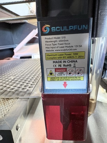 Sculpfun s10 10w - 10w, laser