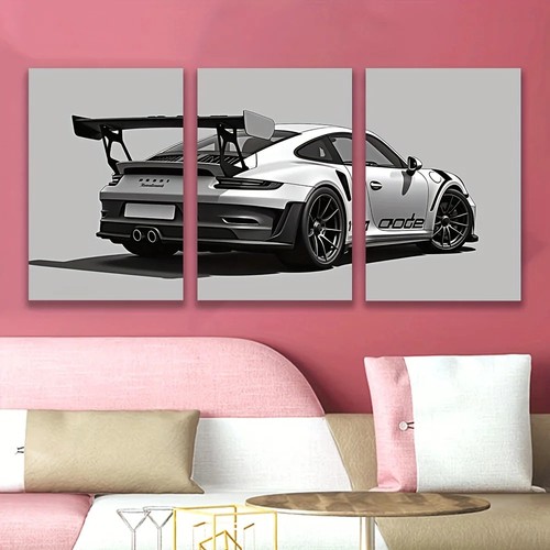 3pcs modern car canvas - 3pcs,
