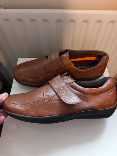 Airflex mens brown leather - m&s,