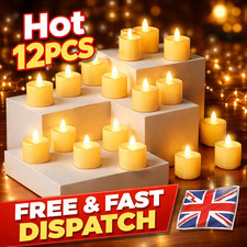 12PCS Flameless LED Tea Lights