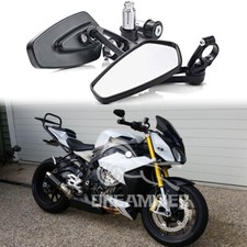 For S1000R R1250R F900R G310R Black 7/8" Motorcycle Bar End Rearview Mirrors UK