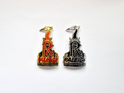 Raleigh bike head - bike, decal