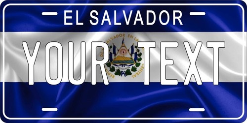 Salvador flag wave - flag, license