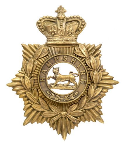 Helmet plate hampshire - helmet,