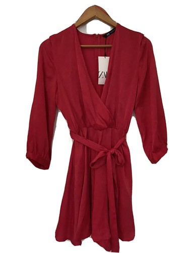 Zara raspberry red satin - zara,